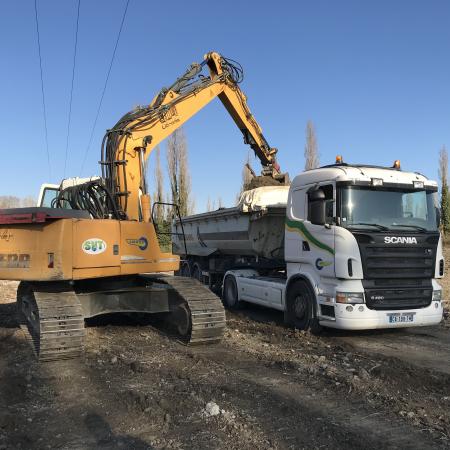 Travaux sur berges, végétalisation - Bollène (Vaucluse)